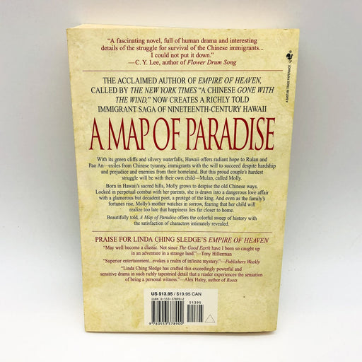 A Map Of Paradise Paperback Linda Ching Sledge 1997 China Immigrant Saga Hawaii 2