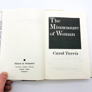 The Mismeasure of Woman Hardcover Carol Tavris 1992 Psychology Sex Role Women 8