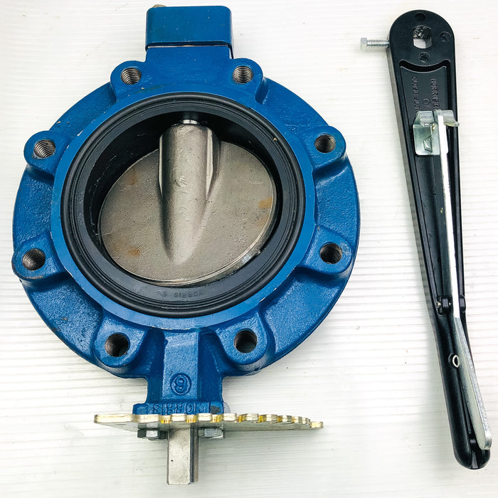 6" Butterfly Valve Norriseal Series 285 BFV285WP6R285B127BB1F Lever Style Handle