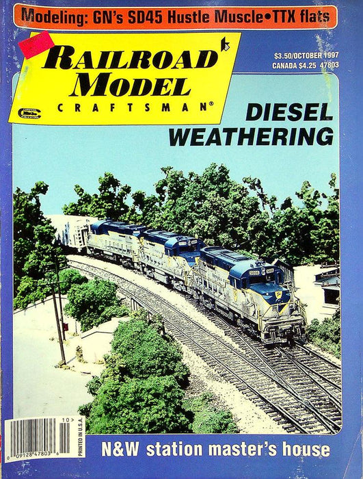 Railroad Model Craftsman Magazine October 1997 Vol 66 No 5 Diesel Weathering