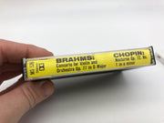 Concerto for Violin and Orchestra Op. 77 in D Major Brahms Chopin Cassette 1982 7