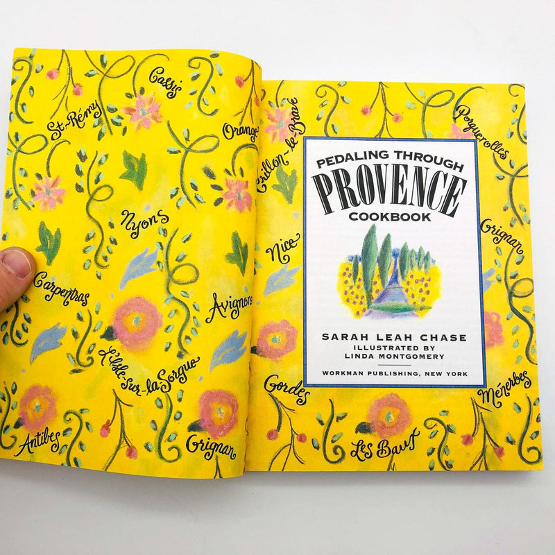 Pedaling Through Provence Cookbook Paperback Sarah Leah Chase 1995 1st Edition 6