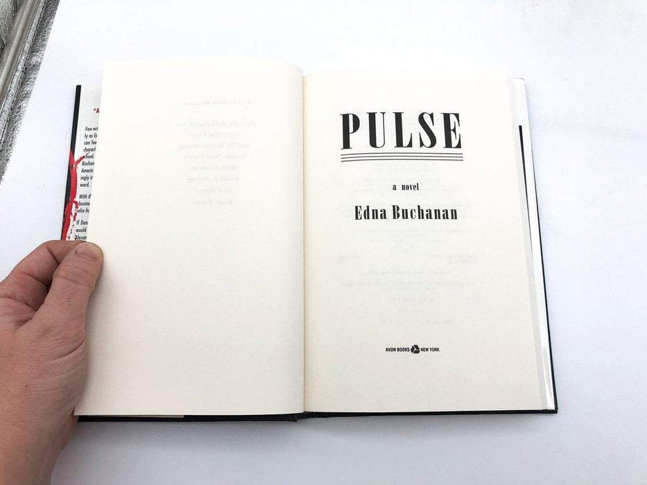 Pulse Edna Buchanan 1998 Avon Books Hardcover Book Jacket 7