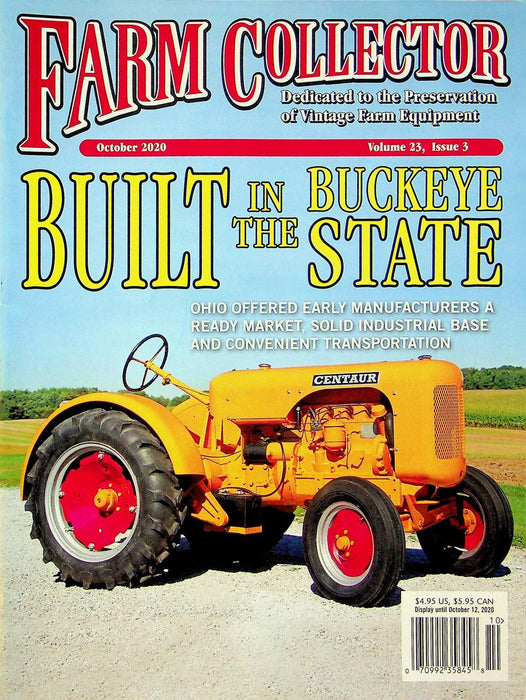 Farm Collector Magazine October 2020 Vol 23 # 3 Old Iron Legacy