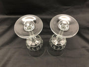Vintage Durand Cristal D'Arques Wine Glass 7" Chantelle Lady Victoria France 2ct 5