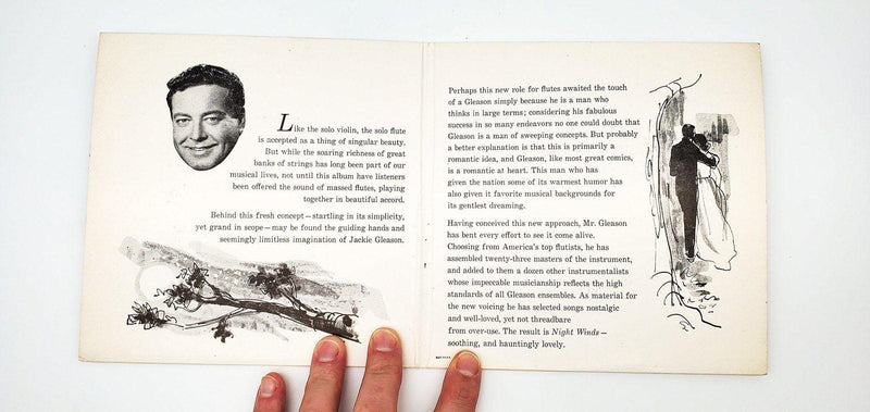 Jackie Gleason Night Winds Parts 3 & 4 45 RPM 2x EP Record Capitol Records 4