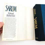 Sarum Hardcover Edward Rutherford 1987 Stonehenge England Historical 1st Edition 6