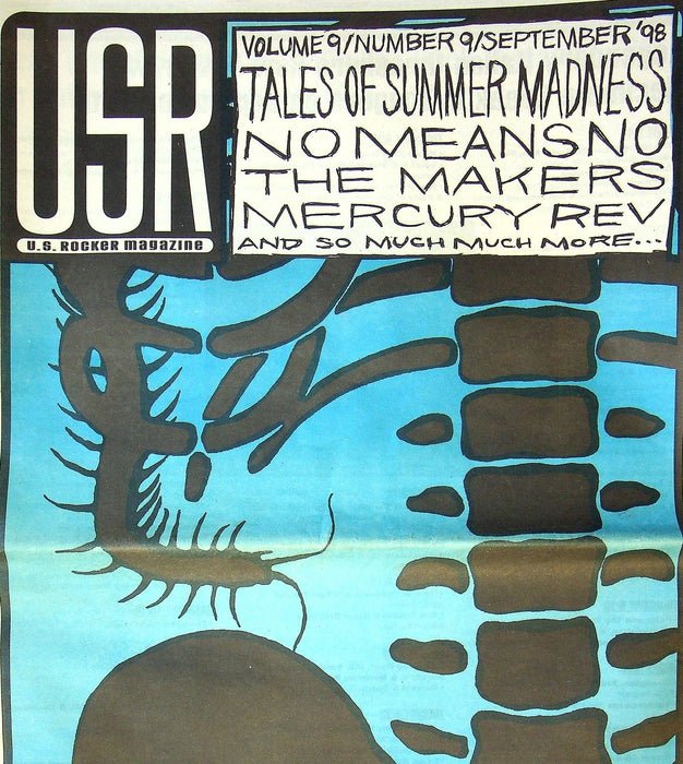 U.S Rocker Magazine Vol 9 No.9 1998 The Makers, Mercury Rev, No Means No