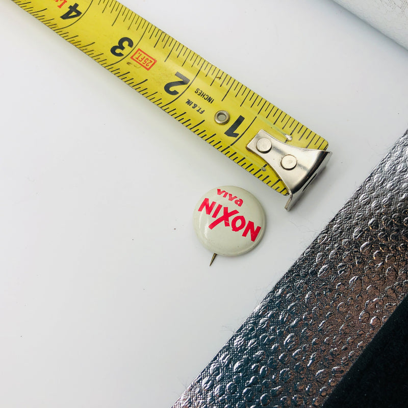 Vintage Viva Nixon Button Pinback .75" Presidential Campaign Long Live Richard