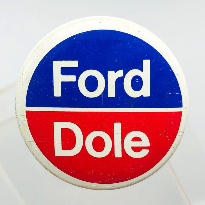 Ford Dole Button Pin 1.25" Gerald Bob Political Campaign President Committee 1