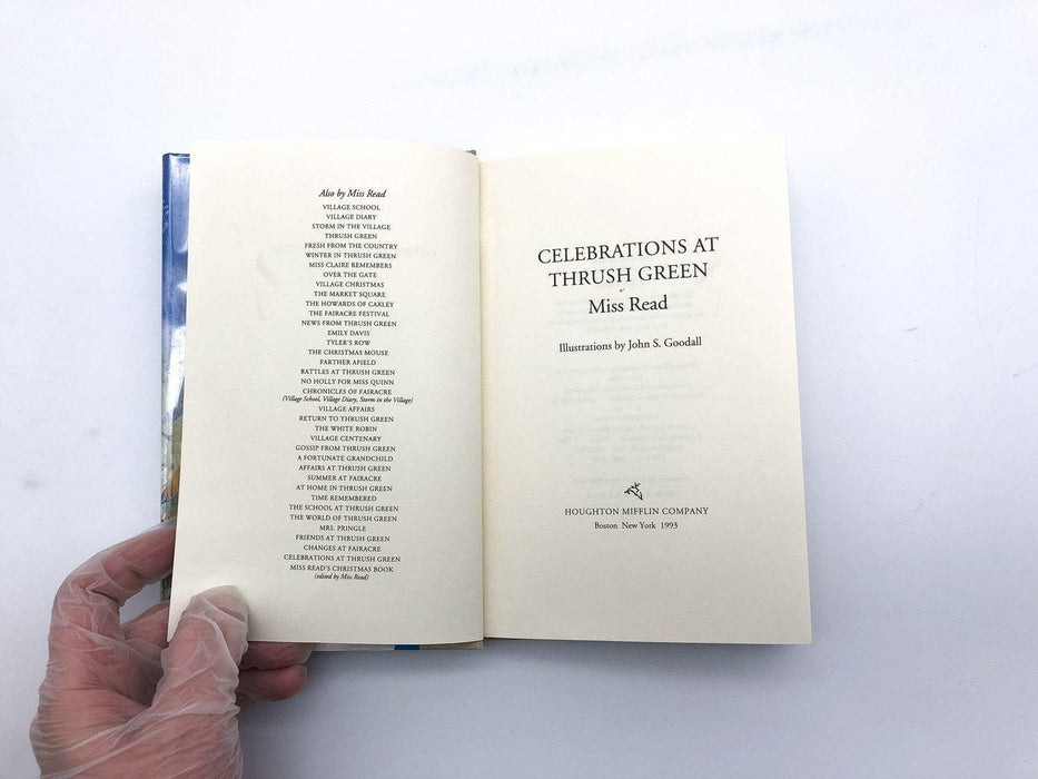 Celebration at Thrush Green Miss Read 1992 Houghton 1st American Ed Ex Library 7