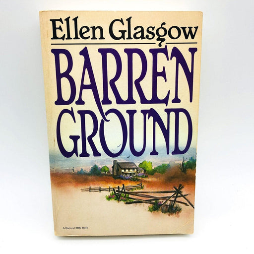 Barren Ground Paperback Ellen Glasgow 1985 Rural South Virginia 1st Edition 1