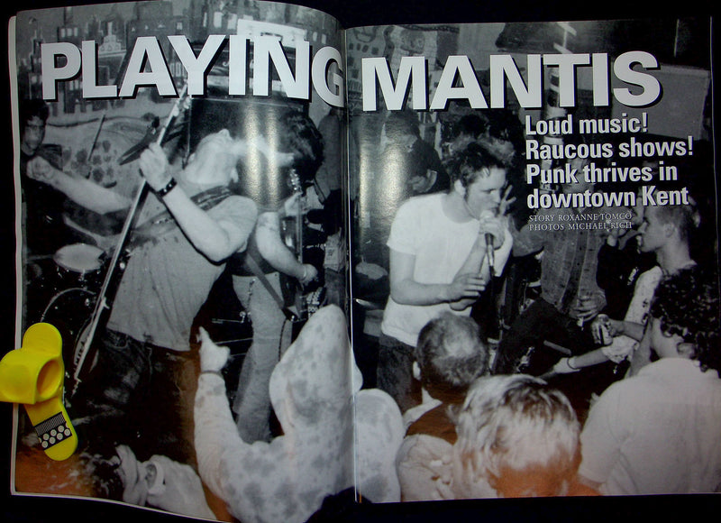 The Burr Magazine November 2002 Playing Mantis Punk Rock Music Scene KSU Kent