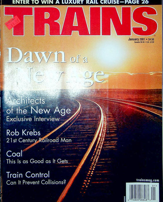 Trains Railroading Magazine January 2001 Vol 61 No 1 Dawn Of A New Age