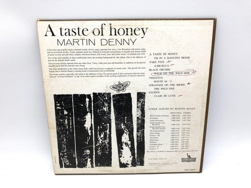 Martin Denny A Taste of Honey Record 33 RPM LP LRP-3237 Liberty Records 1962 2