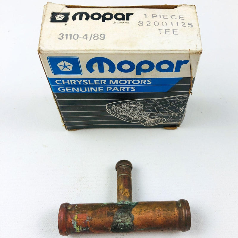 Mopar 32001125 Tee For Heater Assembly For Jeep Genuine OEM New Old Stock NOS