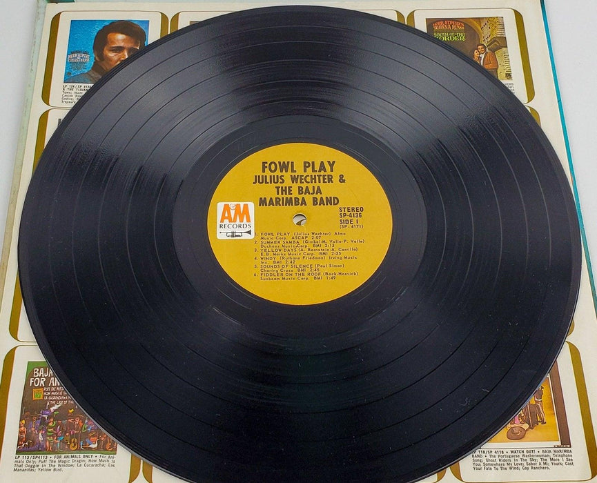 Julius Wechter Fowl Play Record 33 RPM LP SP 4136 A&M 1968 3
