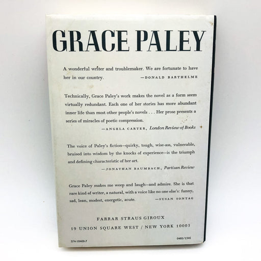 Later The Same Day Hardcover Grace Paley 1985 Short Stories Life Family Crisis 2