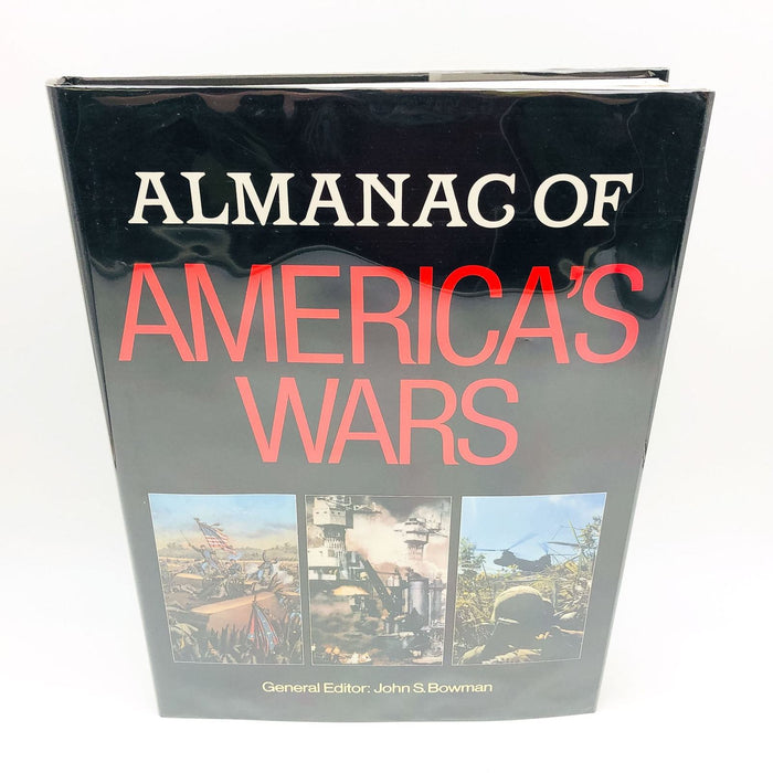 Almanac Of Americas Wars Hardcover John Bowman 1990 1st Edition Civil WW1 WW2 1