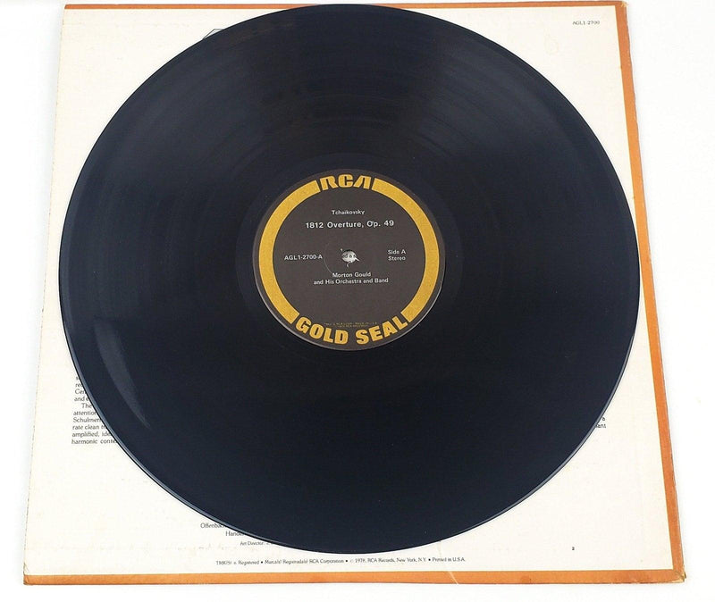Morton Gould Tchaikovsky 1812 Overture Record 33 RPM LP AGL1-2700 RCA 1978 3