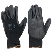 Polyurethane Palm Coated Gloves 3 Pairs Work Safety PU Cordova 6896CL Large 5