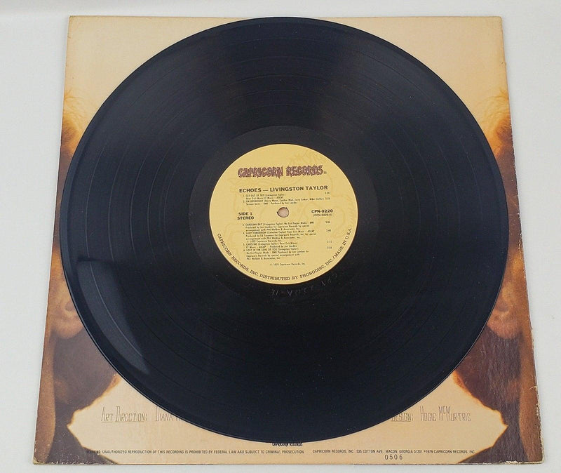 Livingston Taylor Echoes Record 33 RPM LP CPN-0220 Capricorn Records 1979 3