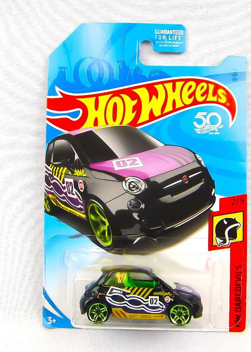 Hot Wheels Daredevils Skate Brigade #162 HW450F Fiat 500 Qty 3 NEW Diecast Cars 8