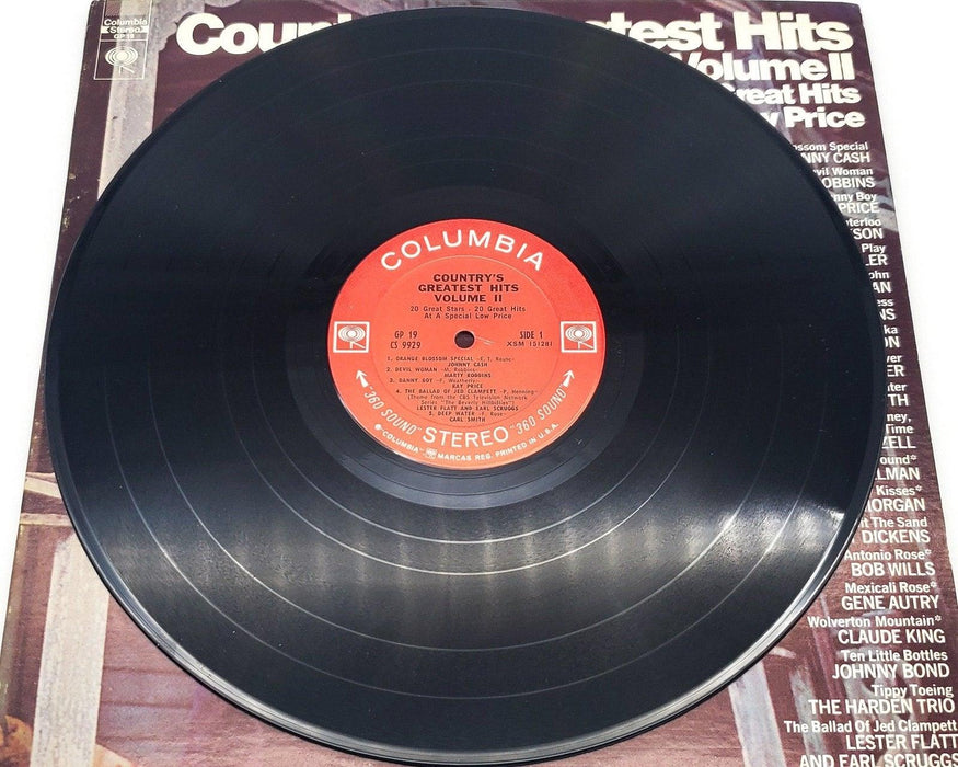 Country's Greatest Hits Volume II 33 RPM Double LP Record Columbia 1969 GP 19 7