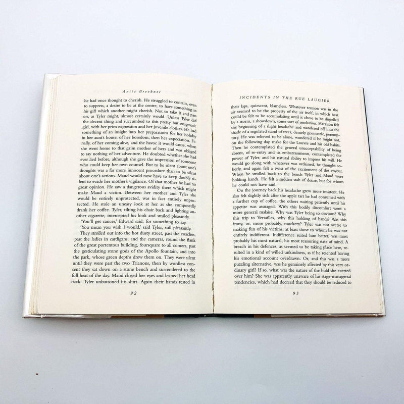 Incidents In The Rue Laugier Hardcover Anita Brookner 1996 Affair Betrayal Ex Li 9