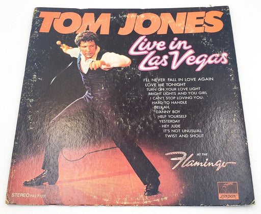 Tom Jones Live In Las Vegas Record 33 RPM LP PAS 71031 Parrot 1969 1