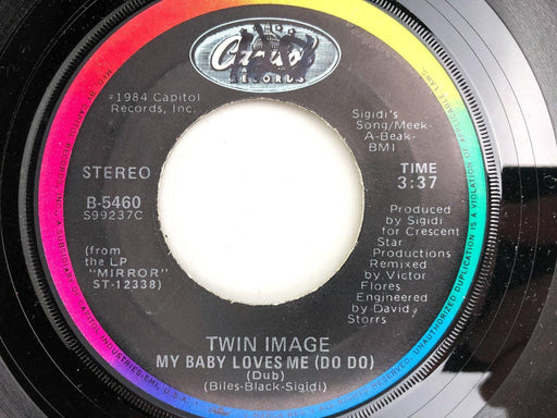Twin Image 45 RPM 7" Single My Baby Loves Me Do Do + DUB Capitol 1984 1