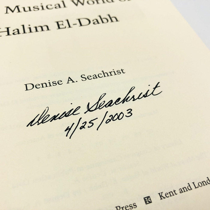 The Musical World of Halim El Dabh Paperback Denise A Seachrist 2003 Signed 1st 7