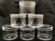 8 oz Clear Plastic Jars Wide Mouth Container NO Caps Case of 287 Taral #8-89-CPS 2