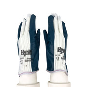 12 Pairs Ansell Edmont Hynit 32-135 Mesh Back Nitrile Grip Work Gloves Size 7/S 2