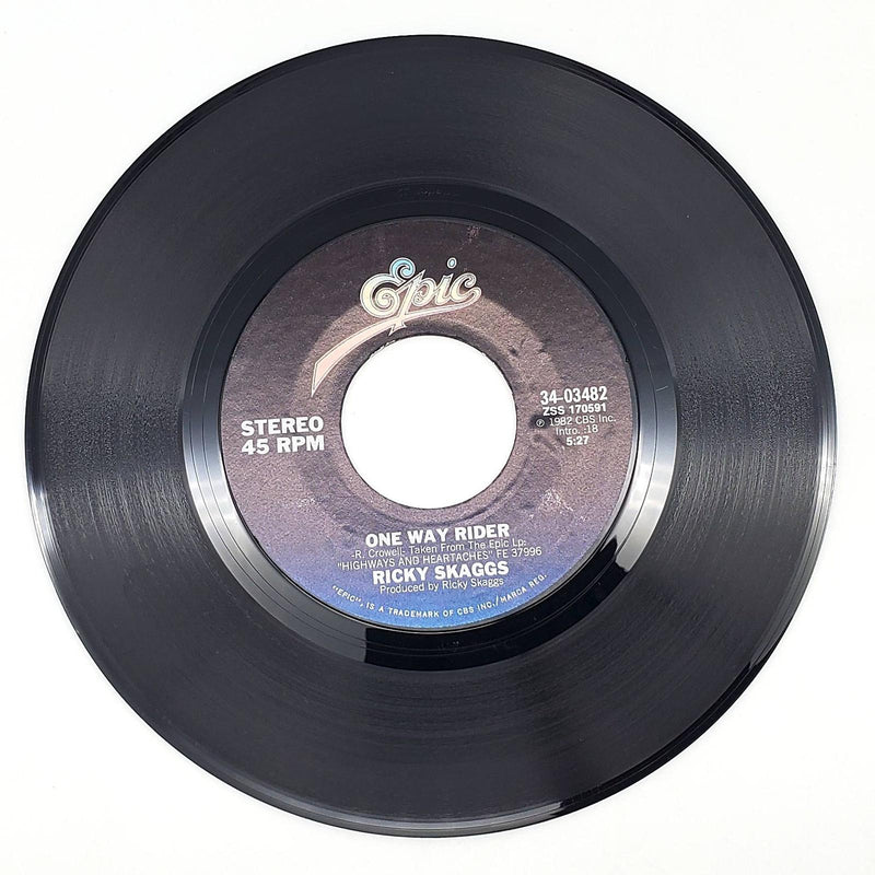 Ricky Skaggs I Wouldn't Change You If I Could 45 RPM Single Record Epic 1982 2