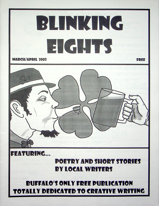 Blinking Eights Magazine Zine March-April 2003 Buffalo NY Writing Local Authors