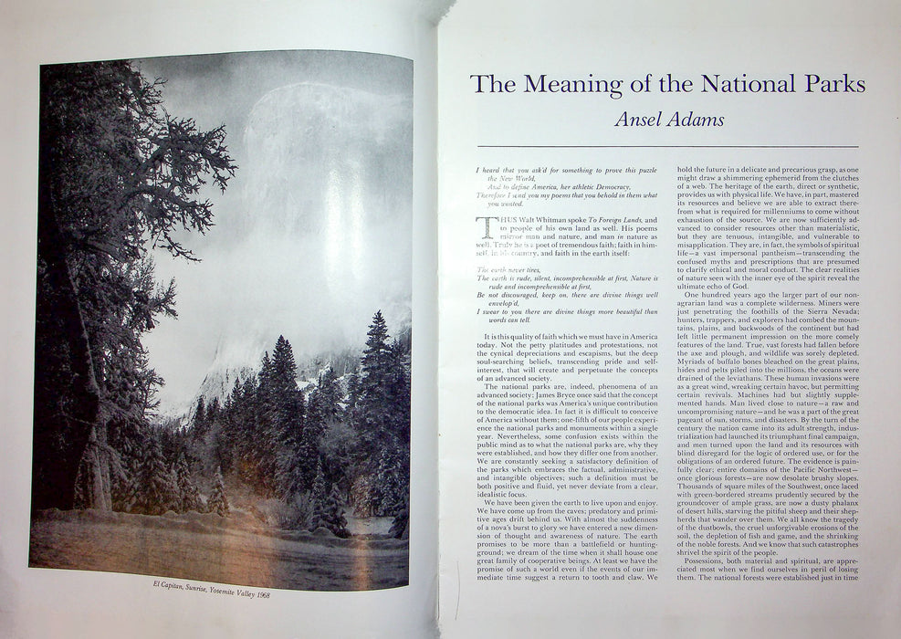 Ansel Adams Tribute Brochure Celebrating The American Earth Wilderness Society 5