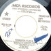 Roberta Flack 45 RPM 7" Single You Stopped Loving Me PROMOTIONAL MCA-51126 1
