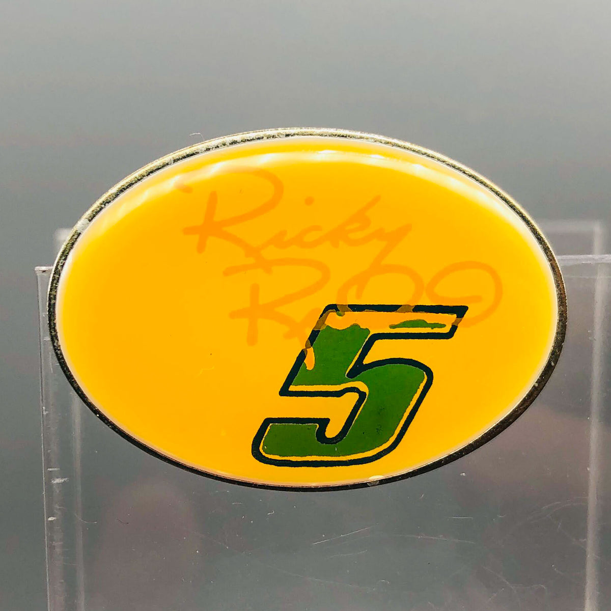 Ricky Rudd Nascar Lapel Pin Tide No 5 Chevrolet Lumina Epoxy Pinback R 