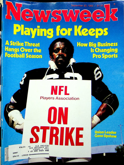 Newsweek Magazine September 20 1982 Pro Sport Labor Crisis Stephen Wozniak Apple