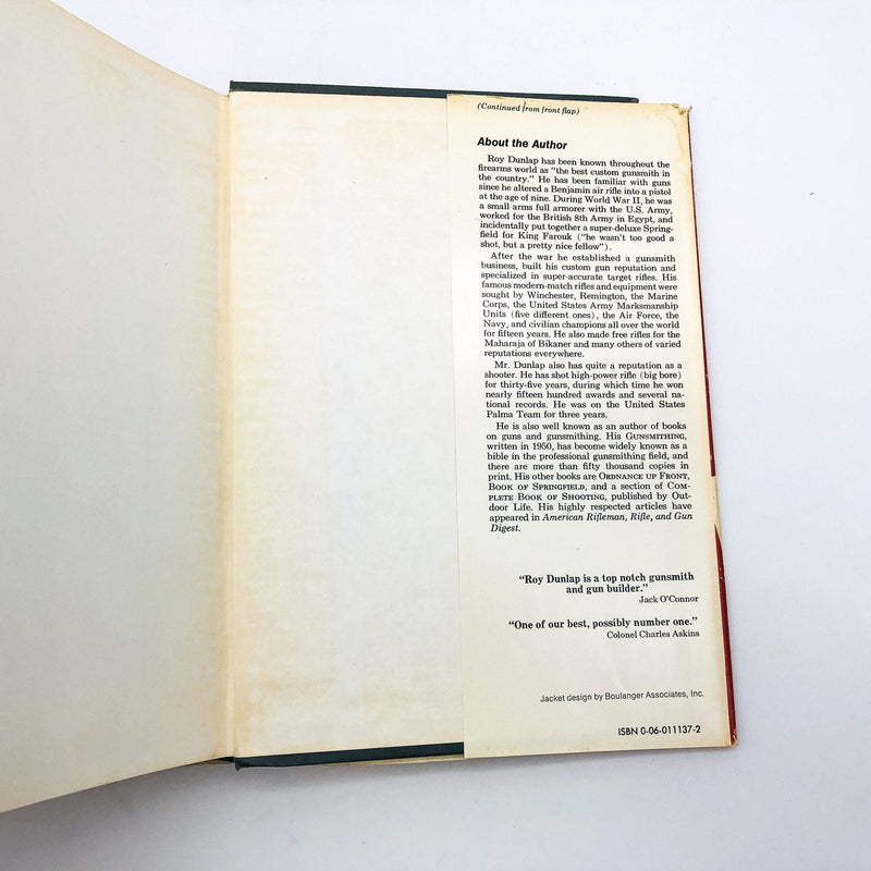 Gun Owner's Book Of Care Repair and Improvement Hardcover Roy Dunlap 1981 10