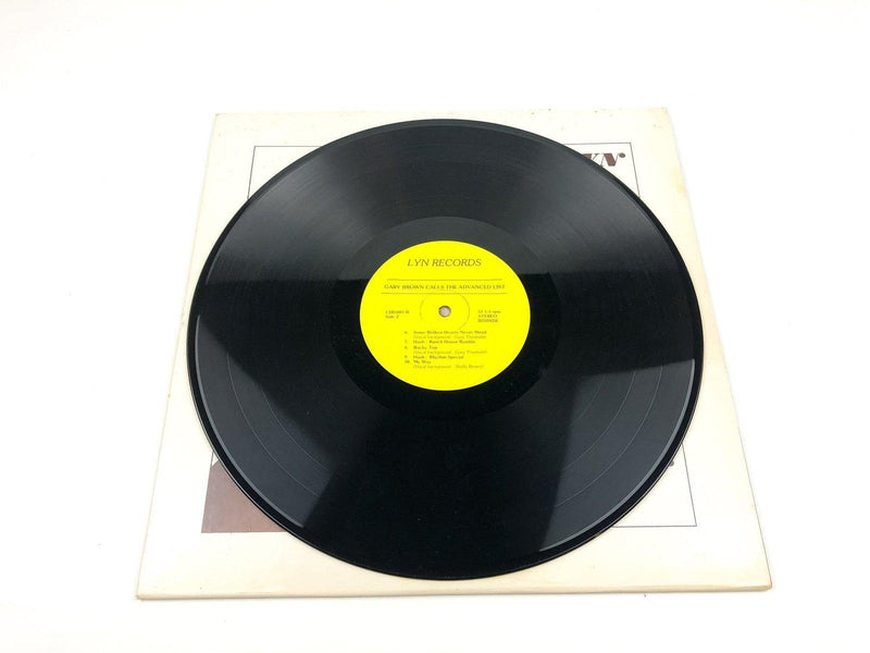 Gary Brown Calls the Advanced List Record LP LSB 1001 Lyn Autographed Signed 9