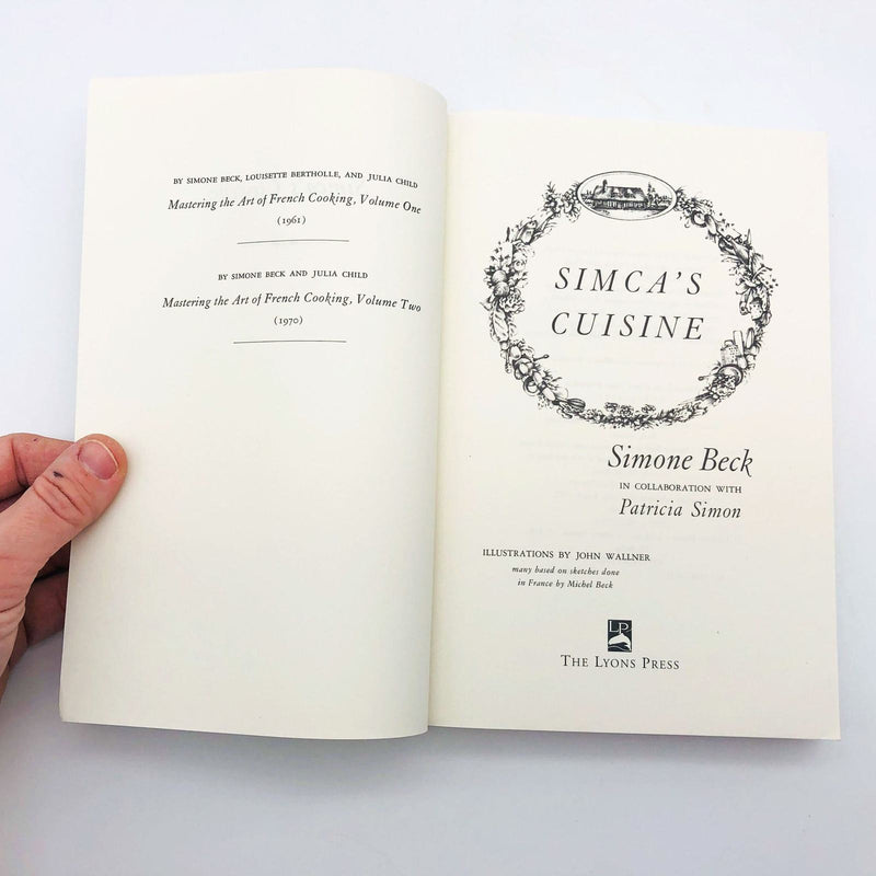 Simca's Cuisine Paperback Simone Beck 1998 Julia Child's French Partner 6