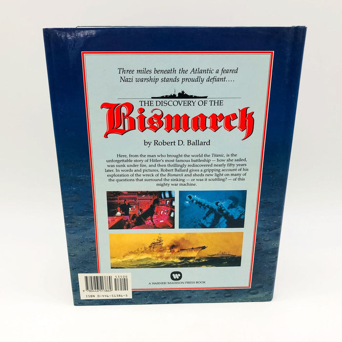 The Discovery Of The Bismarck Hardc Robert Ballard 1990 1st Edition Battleship 2 2