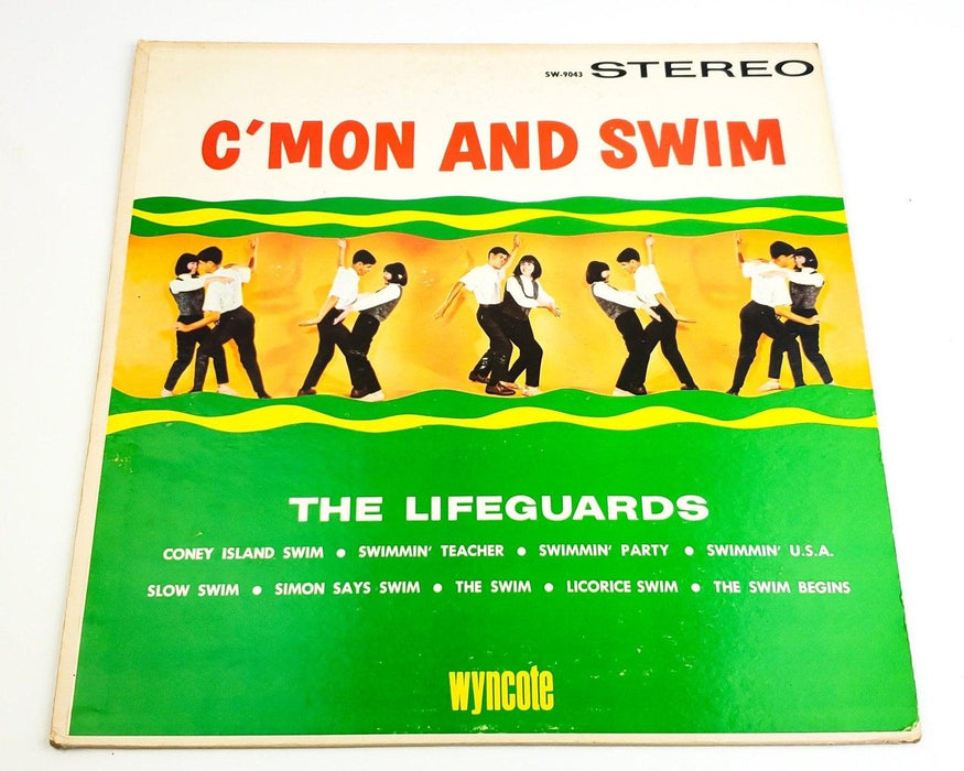 The Lifeguards C'mon And Swim 33 RPM LP Record Wyncote 1964 SW-9043 1