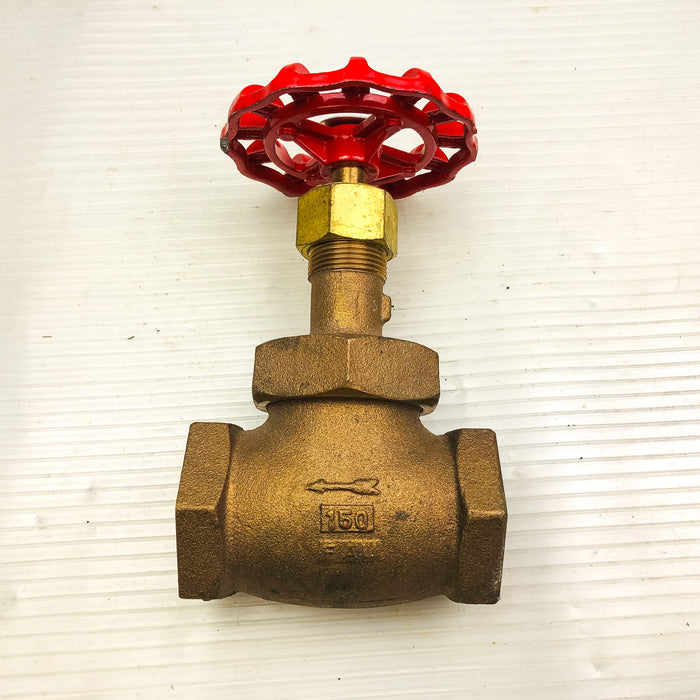 Milwaukee Bronze Gate Valve 150 Series 1-1/4 NPT Female Figure 590 300 WOG New