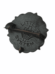 Bronze Congregational Lapel Pin Sunday School Little System Cross Crown Vintage 6