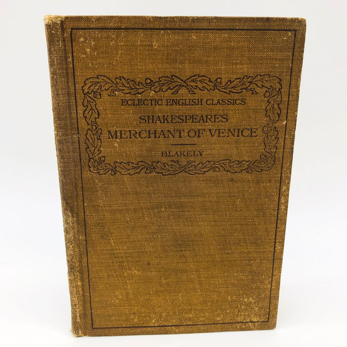 Shakespeares Merchant Of Venice Hardcover Gilbert Sykes Blakely 1911 American Bo 1