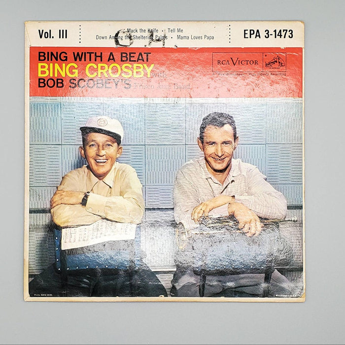 Bing Crosby Bing With A Beat Vol. III EP Record RCA Victor 1957 EPA 3-1473 1