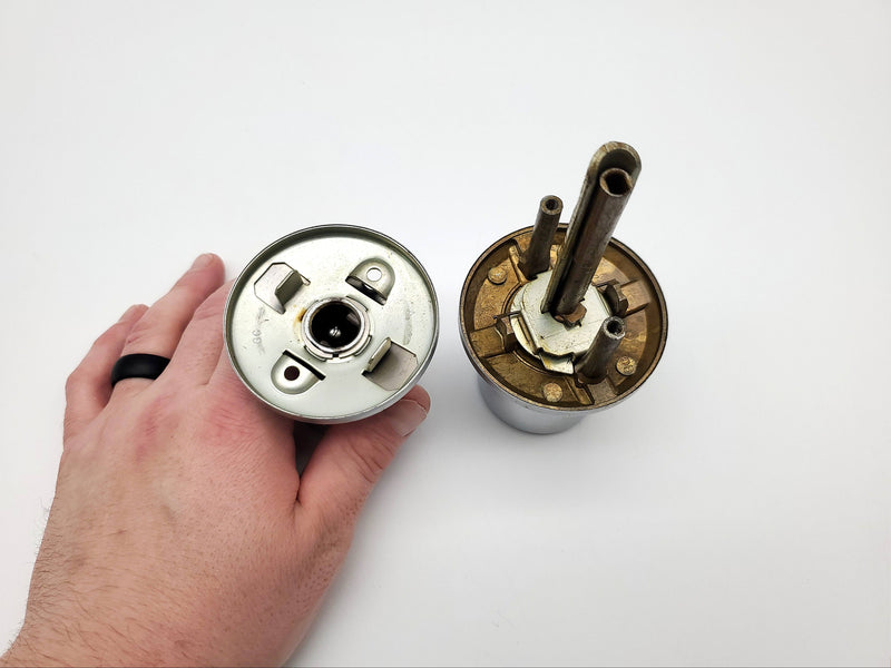 Kwikset Door Knob Privacy Lock Satin Chrome Bel Air Knob Only USA Made NOS